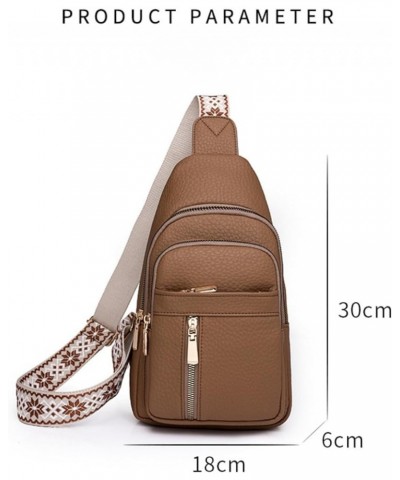 Small Sling Bag for Women Crossbody Sling Purse for Women Chest Bag Leather Sling Bag White $33.64 Backpacks