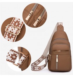 Small Sling Bag for Women Crossbody Sling Purse for Women Chest Bag Leather Sling Bag White $33.64 Backpacks