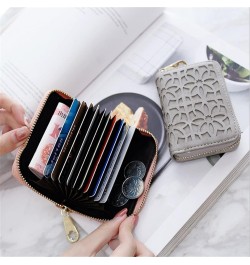 Wallet Cute Personality Mini Card Wallet Co-Wallet Women's Card (Color : Black) Gray $20.10 Wallets