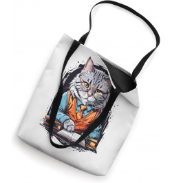 Bookkeeper Accountant Cat Graphic Design Tote Bag $17.70 Totes