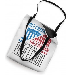 Italy Pride Heritage Half Greek Half Italian Greece Tote Bag $9.84 Totes