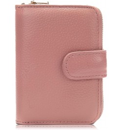 Women's Minimalist Small Genuine Leather Wallet RFID Blocking Accordion Credit Card Case Holder with 12 Card Slots, 3 Windows...