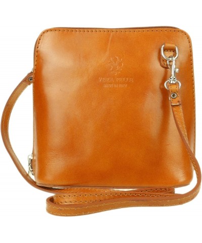 Leather Snake Skin Rigid Cross Body Shoulder Bag Light Tan $37.49 Crossbody Bags