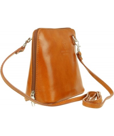 Leather Snake Skin Rigid Cross Body Shoulder Bag Light Tan $37.49 Crossbody Bags