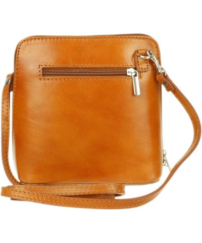 Leather Snake Skin Rigid Cross Body Shoulder Bag Light Tan $37.49 Crossbody Bags