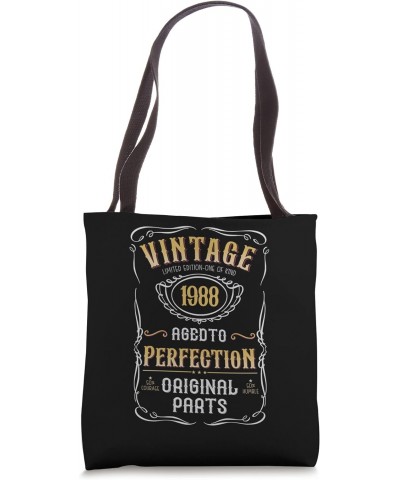 Vintage Birthday Party 1988 Original Parts 34th Birthday Tote Bag $10.51 Totes