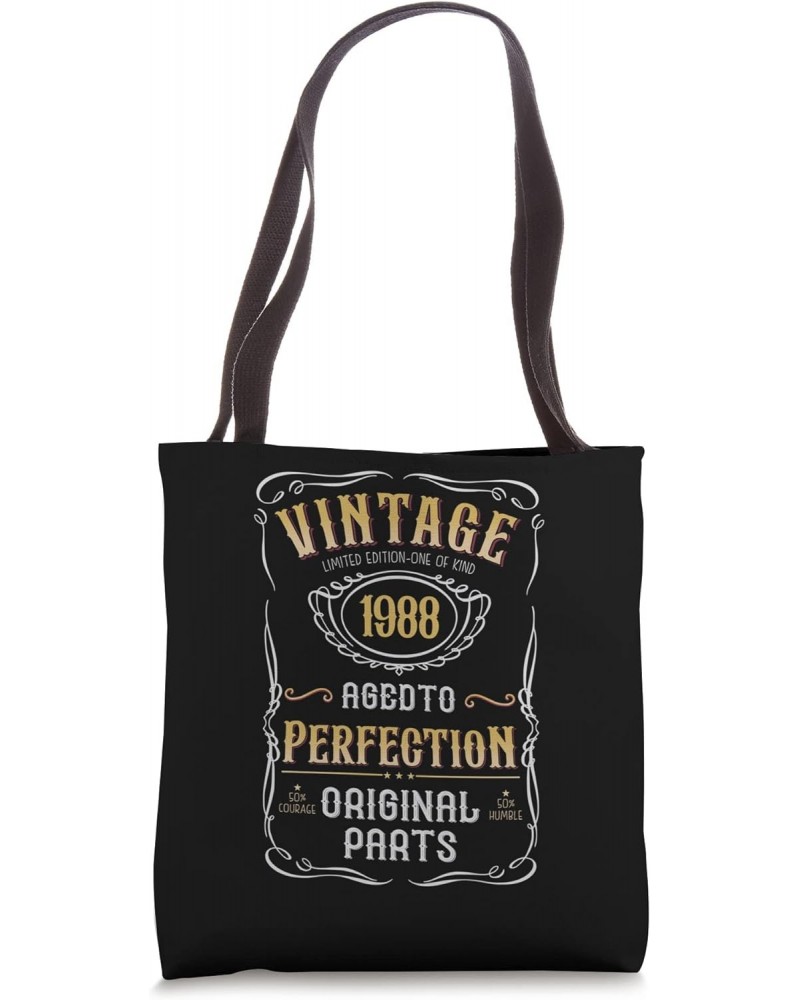 Vintage Birthday Party 1988 Original Parts 34th Birthday Tote Bag $10.51 Totes