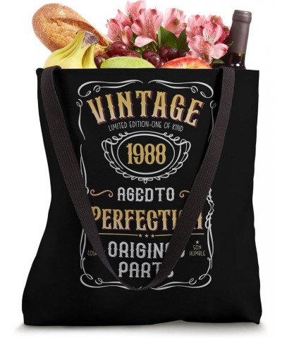 Vintage Birthday Party 1988 Original Parts 34th Birthday Tote Bag $10.51 Totes