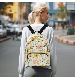 Small Backpack for Women Travel Bag Exquisite Blooming Wildflower Daypack Purse Fashion Shoulder Bag Rucksack Small A148 $14....