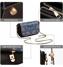 Mandala Vintage Crossbody bags for Women Small Crossbody Purses with Adjustable Strap Cross Body Purse Shoulder Handbags for ...