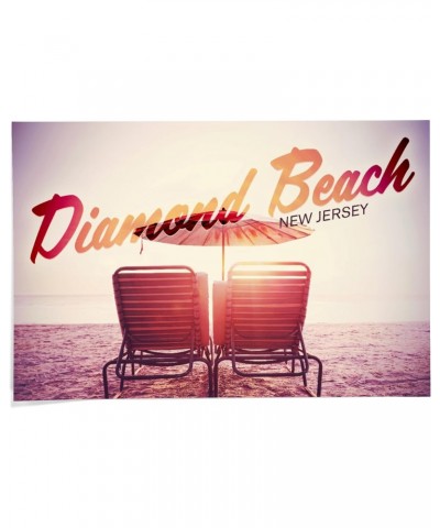 24x36 Inch Giclee Print, Diamond Beach, New Jersey, Beach Chairs and Sunshine $22.50 Totes