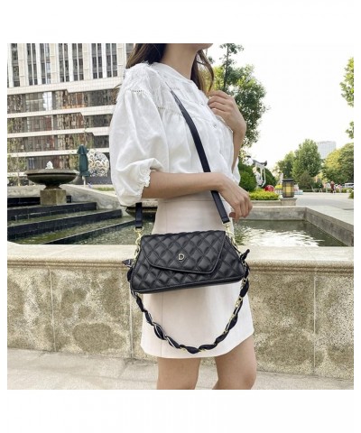 Women's Small Quilted Flap Crossbody Bag Chain Shoulder Crossbody Handbag Women's Luxury Handbags and Purses Heise 1 $20.94 C...