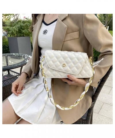 Women's Small Quilted Flap Crossbody Bag Chain Shoulder Crossbody Handbag Women's Luxury Handbags and Purses Heise 1 $20.94 C...