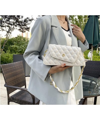 Women's Small Quilted Flap Crossbody Bag Chain Shoulder Crossbody Handbag Women's Luxury Handbags and Purses Heise 1 $20.94 C...