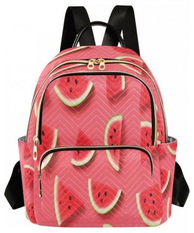 Watermelon Fashion Backpack Purse Ladies Fashion Rucksack Travel Shoulder Bag Casual Daily Backpack Medium $14.80 Backpacks