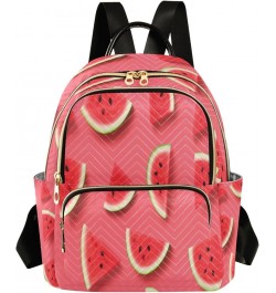 Watermelon Fashion Backpack Purse Ladies Fashion Rucksack Travel Shoulder Bag Casual Daily Backpack Medium $14.80 Backpacks