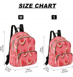 Watermelon Fashion Backpack Purse Ladies Fashion Rucksack Travel Shoulder Bag Casual Daily Backpack Medium $14.80 Backpacks