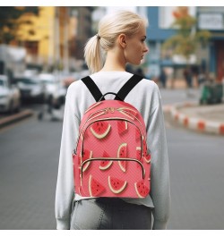 Watermelon Fashion Backpack Purse Ladies Fashion Rucksack Travel Shoulder Bag Casual Daily Backpack Medium $14.80 Backpacks