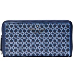 Kate Spade Link Large Continental Wallet (Blue) Blue $65.91 Wallets