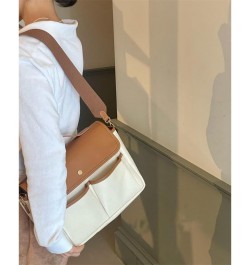 Small Canvas Tote Bag with Pockets Cute Crossbody Tote Bag Aesthetic Designer Handbags Plain Everything Tote Bag Brown $11.47...