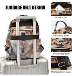 Medium Fashion Backpack for Women Cute Corgi-dog Print Ladies Travel Daypack Aesthetic Shoulder Bag 11.4×6.1×14.1 IN $16.92 B...