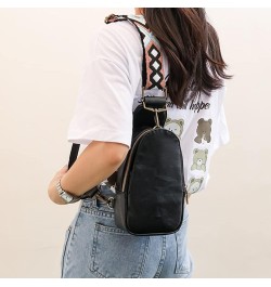 Women Chest Bag Sling Bag Small Crossbody PU Leather Satchel Daypack for Lady Shopping Travel with Shoulder Strap Brown $14.5...