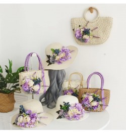 Ladies Shopper Vacation Shoulder Bag Large Capacity Flower Tote Wallet 3 $47.47 Totes