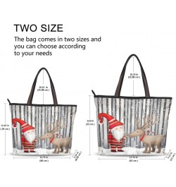 Christmas Santa Deer Tote Bag for Women Casual Shoulder Bag Women Hobo Bag Top Handle Handbag for Shopping Travel Work $11.96...