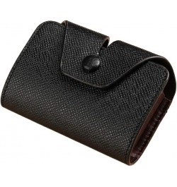 Business Card Holder Leather Multifunctional Coin Purse Male and Woman Organ Card Case (Color : Black 2) Blue,Coffee $46.93 W...