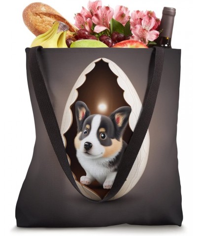 Funny dog in the egg Design dog owner Humor Sarcastic puppie Tote Bag $13.07 Totes