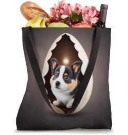 Funny dog in the egg Design dog owner Humor Sarcastic puppie Tote Bag $13.07 Totes