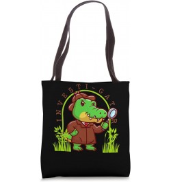 Investigator Alligator Investi-Gator Ideas Crime Scene Pun A Tote Bag $12.61 Totes