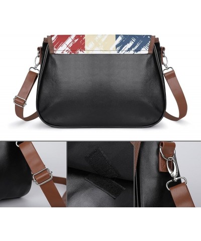 Small Crossbody Shoulder Purse with Adjustable Strap, Waterproof Leather Satchel Casual Travel Handbag for Women Style(383) $...