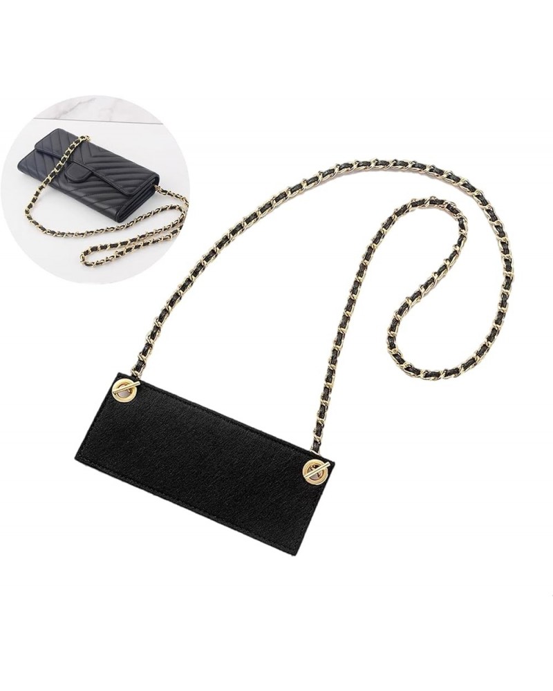 Conversion Kit (Insert+Chain) for Chanel Long Flap CF Wallet On Chain, Handmade Conversion Kit for CF Classic Wallet Purse, D...