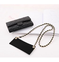 Conversion Kit (Insert+Chain) for Chanel Long Flap CF Wallet On Chain, Handmade Conversion Kit for CF Classic Wallet Purse, D...