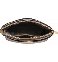 Saffiano Small Dome Crossbody bag with Chain Strap Taupe $10.75 Crossbody Bags