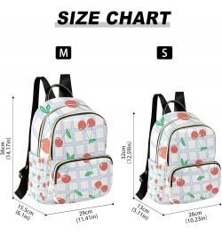 Women Backpack Summer Cherry Anti-Theft Travel Backpack with Luggage Belt Lightweight Handbag Lady Purse Roomy Double Zipper ...