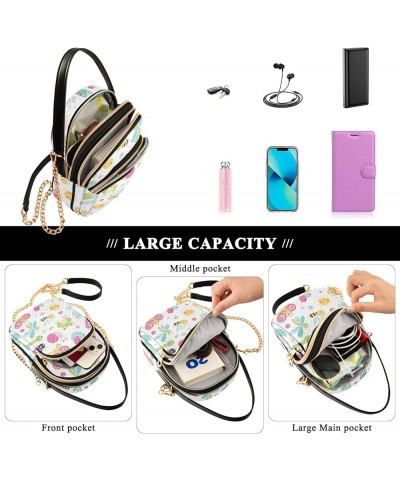 Crossbody Bags for Women Quilted Chain Crossbody Purses Trendy Cross Body Phone Purse Handbag Color 5 $11.70 Crossbody Bags