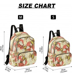 Bee and Poppy in Vintage Style Backpack Purse for Women Travel Handbag Shoulder Bag $15.05 Backpacks