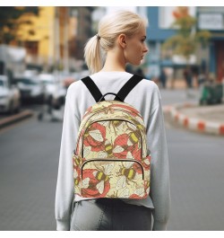 Bee and Poppy in Vintage Style Backpack Purse for Women Travel Handbag Shoulder Bag $15.05 Backpacks