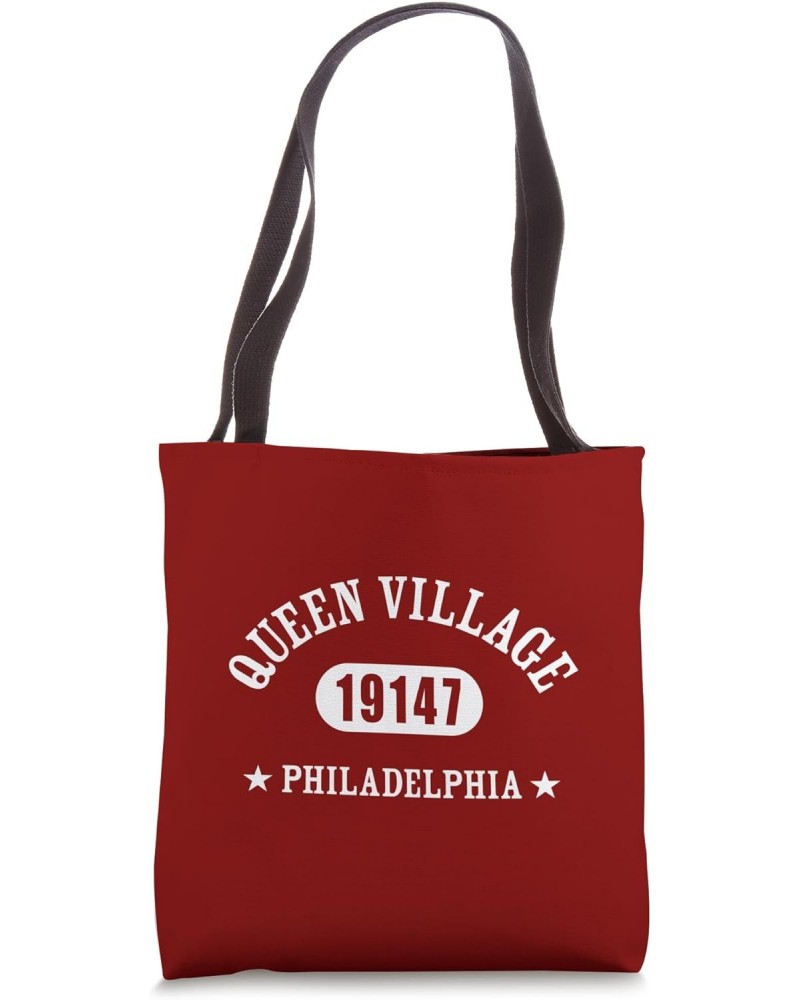 QUEEN VILLAGE Philadelphia PA 19147 Classic Athletic Design Tote Bag $12.19 Totes