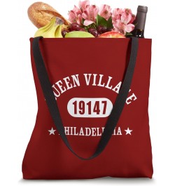 QUEEN VILLAGE Philadelphia PA 19147 Classic Athletic Design Tote Bag $12.19 Totes