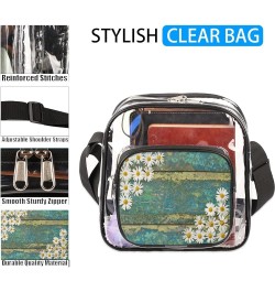 Cute Clear Crossbody Bag Stadium Approved-See Through PVC Messenger Handbag for Concert Sports Events Amusement Park Multi1 $...