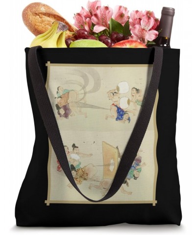 He-Gassen Vintage Weird Japanese Scroll Fart Battle Tote Bag $14.04 Totes