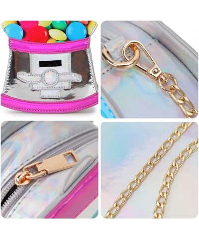 Fun Shape Purse for Women Novelty Handbags Unique Chain Crossbody Bag for Teens with Adjustable Shoulder Strap Gumball Machin...