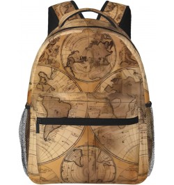 Vintage Old World Map Stylish And Lightweight Backpack,Comfortable To Carry,Multi-Pocket Design,23l Capacity,Easily Meet Your...