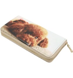 Premium Puppy & Kitty Animal Print PU Leather Zip Around Wallet, V9 V7 $8.79 Wallets