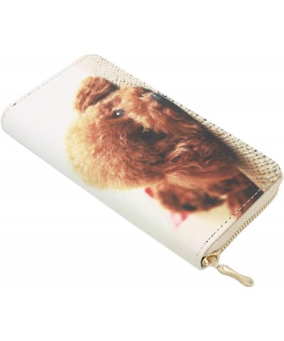 Premium Puppy & Kitty Animal Print PU Leather Zip Around Wallet, V9 V7 $8.79 Wallets