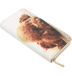 Premium Puppy & Kitty Animal Print PU Leather Zip Around Wallet, V9 V7 $8.79 Wallets