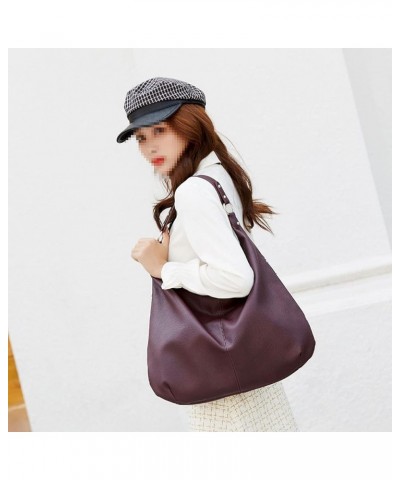 Women PU Leather Handbag Shoulder Bags Work Tote Bag Top Handle Bag Ladies Designer Purses Satchel Red $16.65 Shoulder Bags